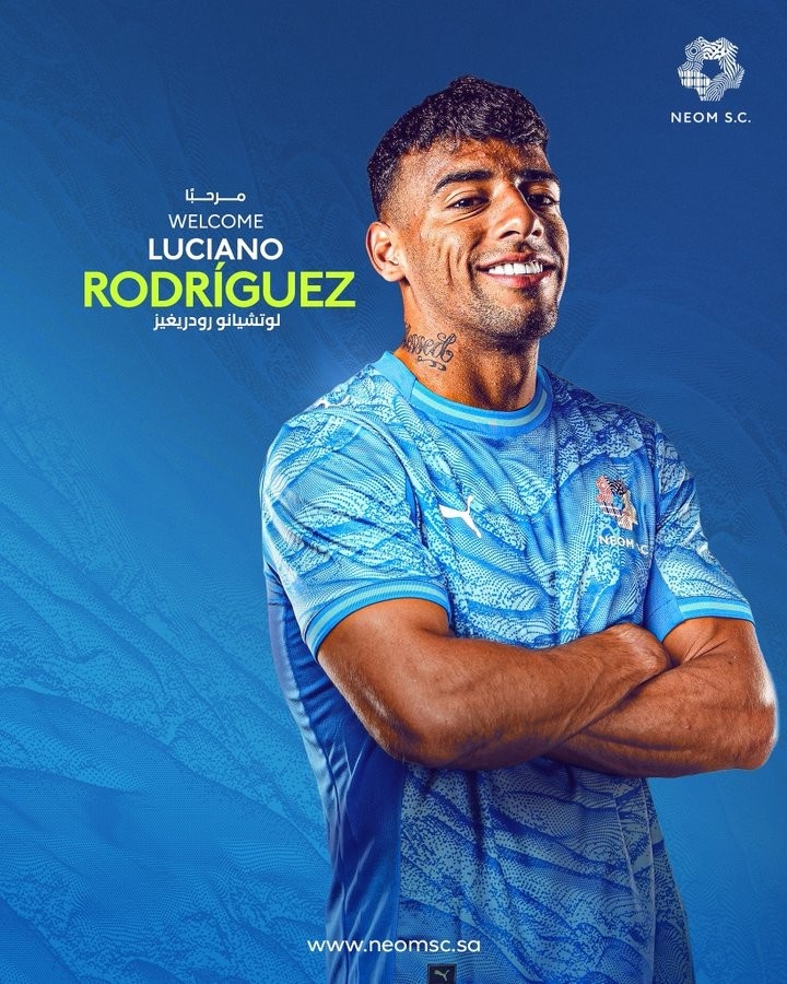 官方：沙特联升班马新未来城体育签下卢西亚诺，据悉费用2100万欧